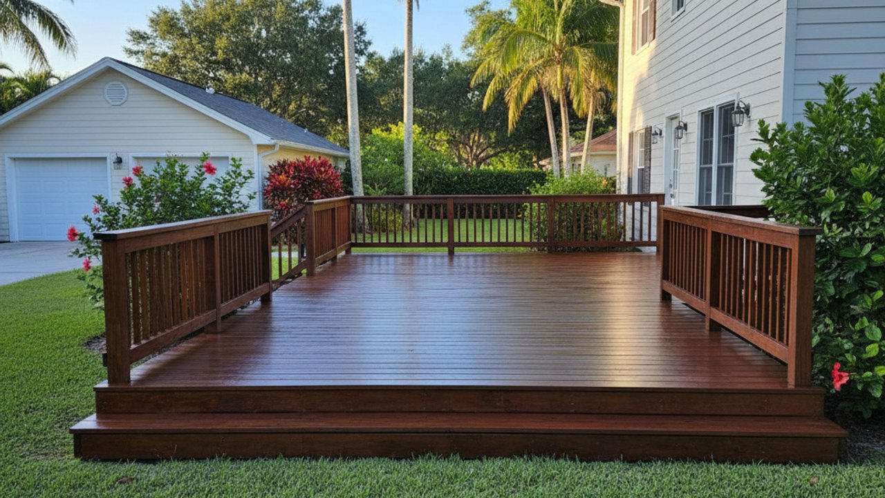 Deck Installation completed by Pioneer Deck Co in Brandon, FL