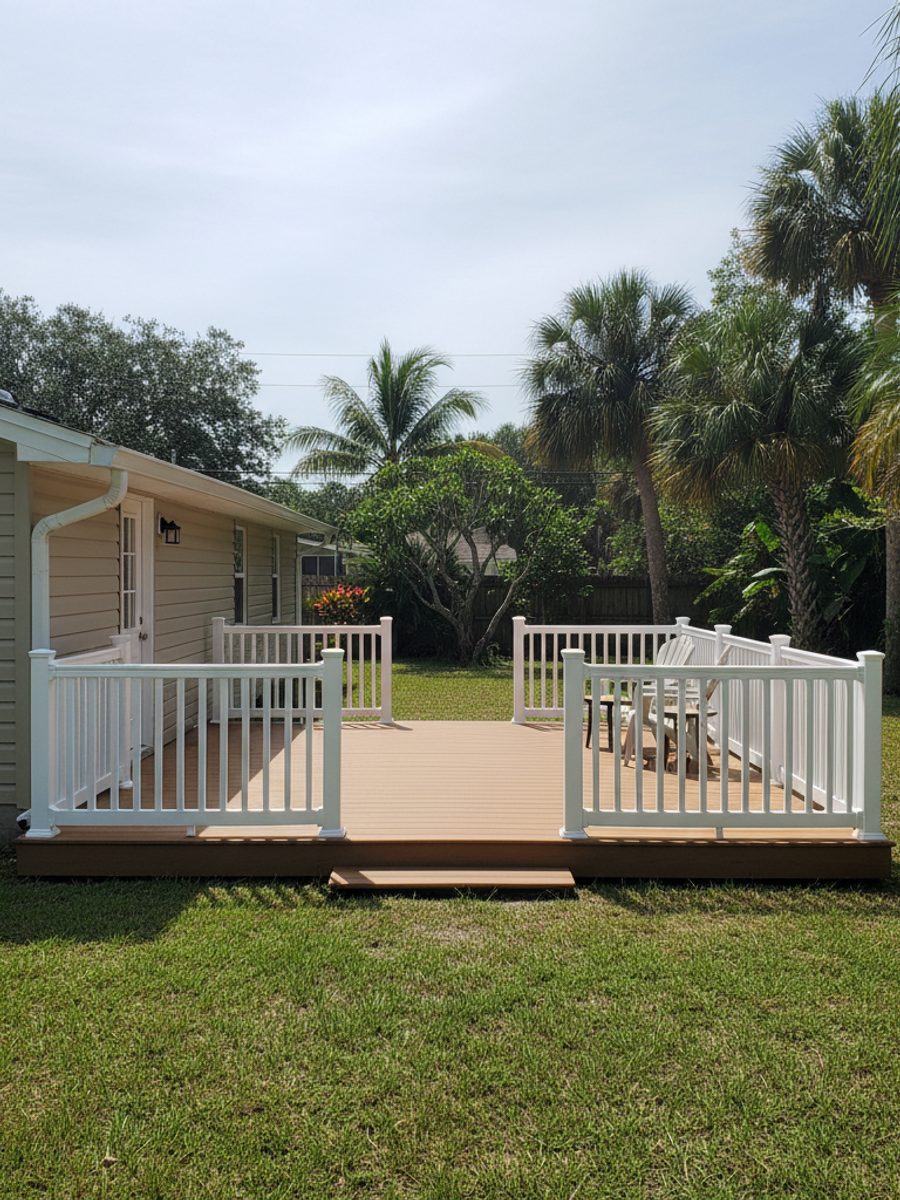 Pool Deck Construction completed by Pioneer Deck Co in Riverview, FL