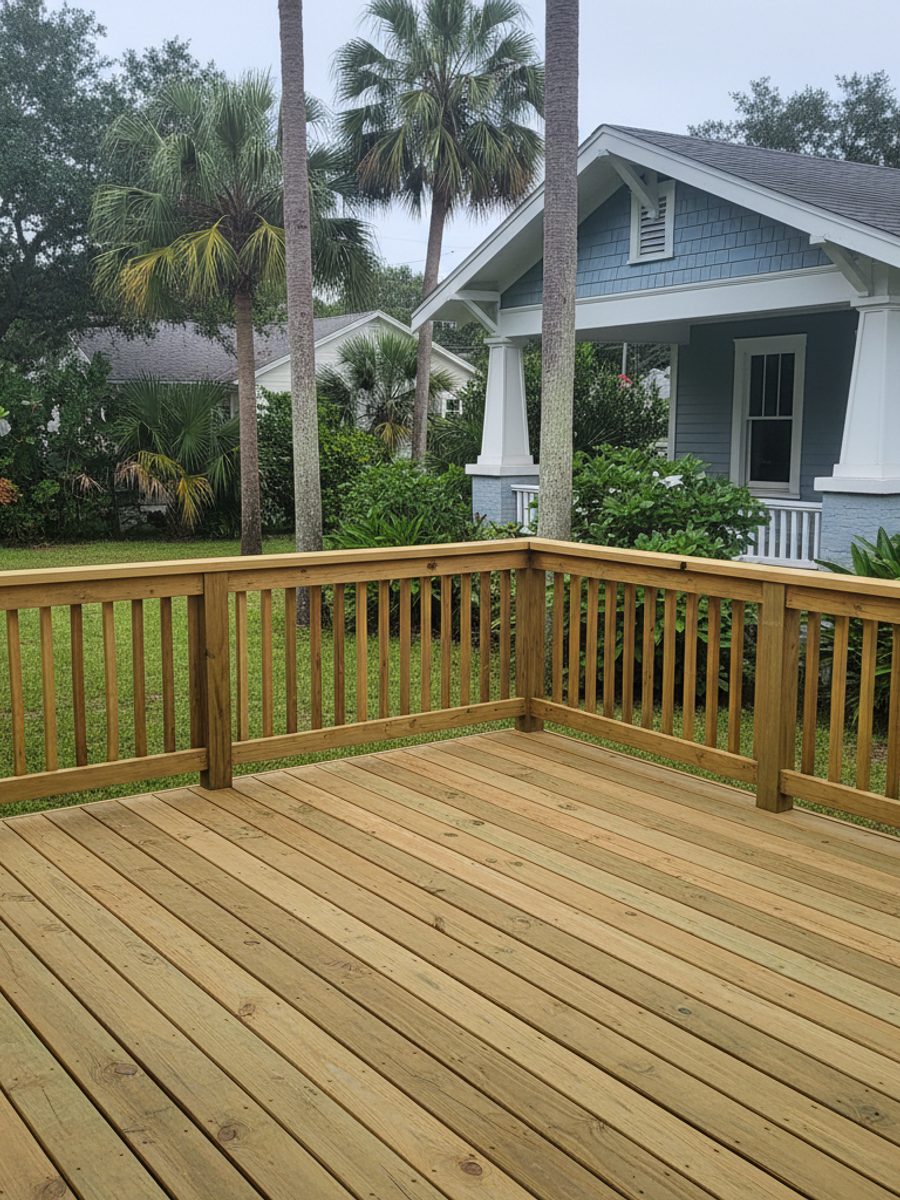 Composite Decking Installation completed by Pioneer Deck Co in Brandon, FL